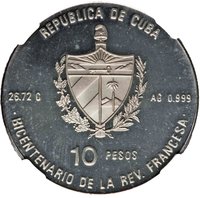 10 Pesos obverse