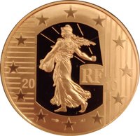 100 Euro obverse
