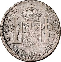 2 Reales reverse