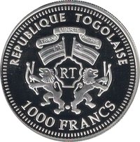 1000 Francs CFA obverse