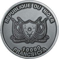 10000 Francs obverse