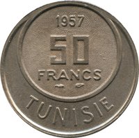 50 Francs reverse