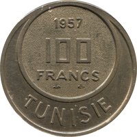 100 Francs reverse