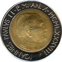 500 Lire obverse