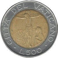 500 Lire reverse