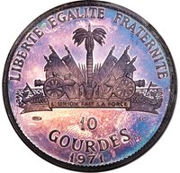10 Gourdes reverse