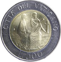 500 Lire reverse