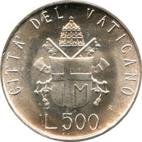 500 Lire reverse