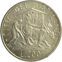 200 Lire reverse