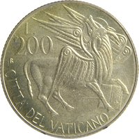 200 Lire reverse