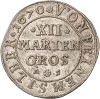 12 Mariengroschen reverse