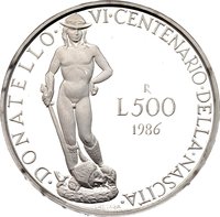 500 Lire reverse