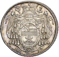 ½ Thaler - ½ Guldiner reverse