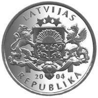 1 Lats obverse