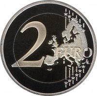 2 Euro reverse