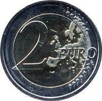2 Euro reverse