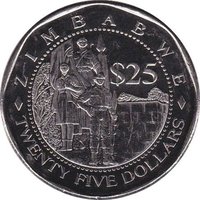 25 Dollars reverse