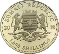 1000 Shillings obverse