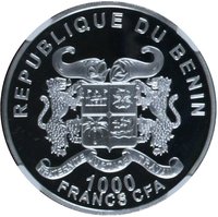 1000 Francs CFA obverse