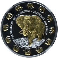 1000 Francs CFA reverse