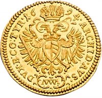 ¼ Ducat reverse