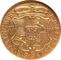 ½ Ducat reverse