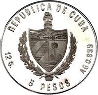 5 Pesos obverse