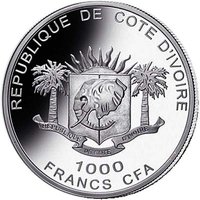 1000 Francs CFA obverse