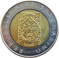 500 Lire obverse