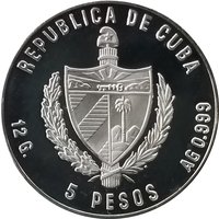 5 Pesos obverse