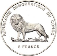 5 Francs obverse