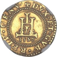 ½ Doppia obverse