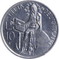 10 Lire reverse