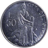 50 Lire reverse