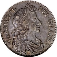 ½ Crown obverse