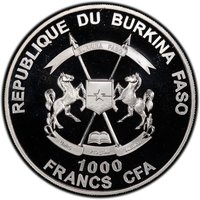 1000 Francs CFA obverse