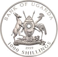 1000 Shillings obverse