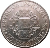 50 Escudos obverse