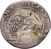 ¼ Ducat reverse