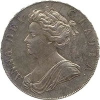 ½ Crown obverse