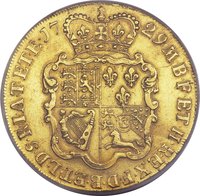 5 Guineas reverse