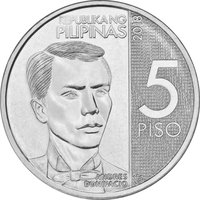 5 Pesos obverse
