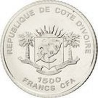 1500 Francs CFA obverse