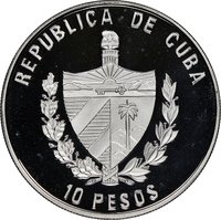 10 Pesos obverse