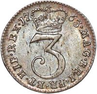 3 Pence reverse