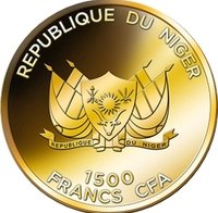 1500 Francs obverse