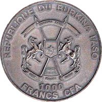 1000 Francs CFA obverse