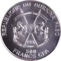 500 Francs CFA obverse
