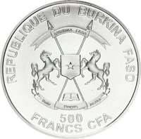 500 Francs CFA obverse