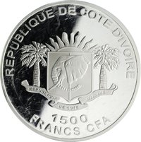 1500 Francs CFA obverse